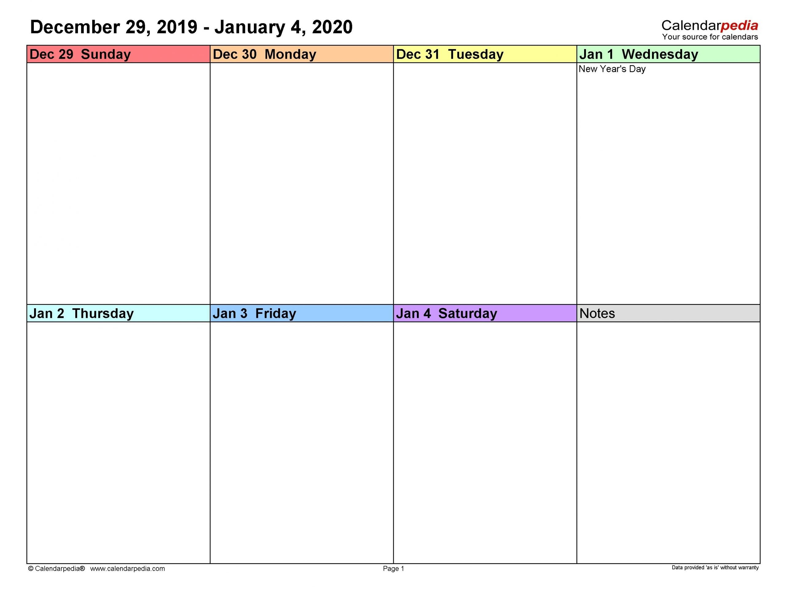Every 2 Week Calendar :Free Calendar Template for Printable Calendar Two Weeks