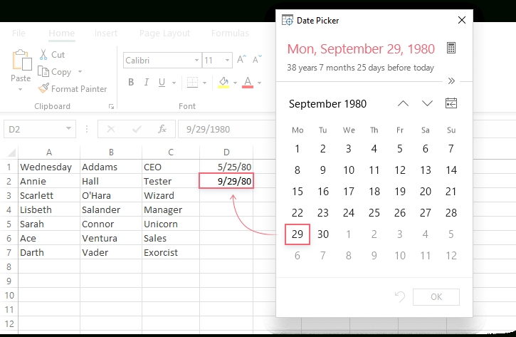 Excel Date Picker Image | Calendar Template 2020 for Excel Insert Calendar Date Picker