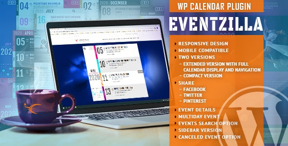 ? Eventzilla V1.3.0  Event Calendar WordPress Plugin Free throughout Economic Calendar Widget WordPress