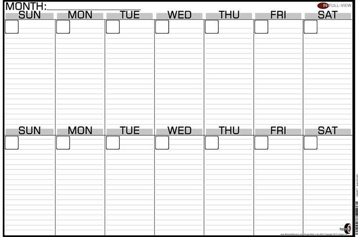 Free 2 Week Calendar Template | Weekly Calendar Template in Printable Calendar Two Weeks