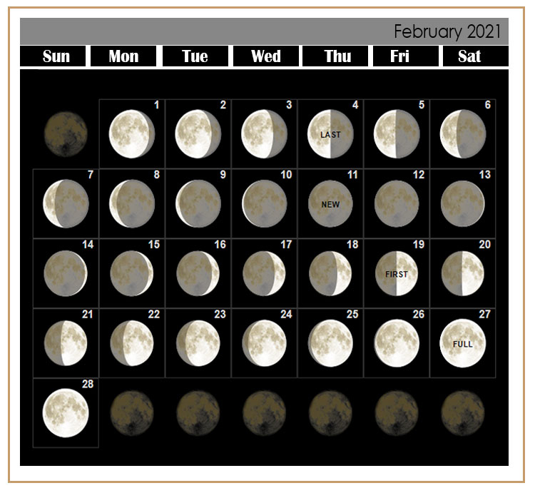 Free 2021 Calendar With Lunar Dates  Ro86Xgoqzfttmm intended for Lunar Calendar For Hair Growth 2021