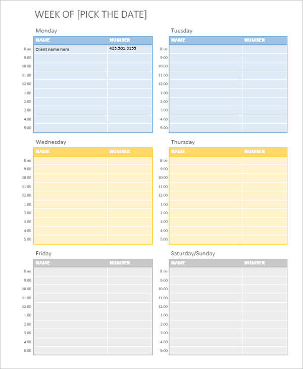 Free 25+ Blank Calendar Templates In Pdf | Ms Word with regard to Printable Appointment Calendar