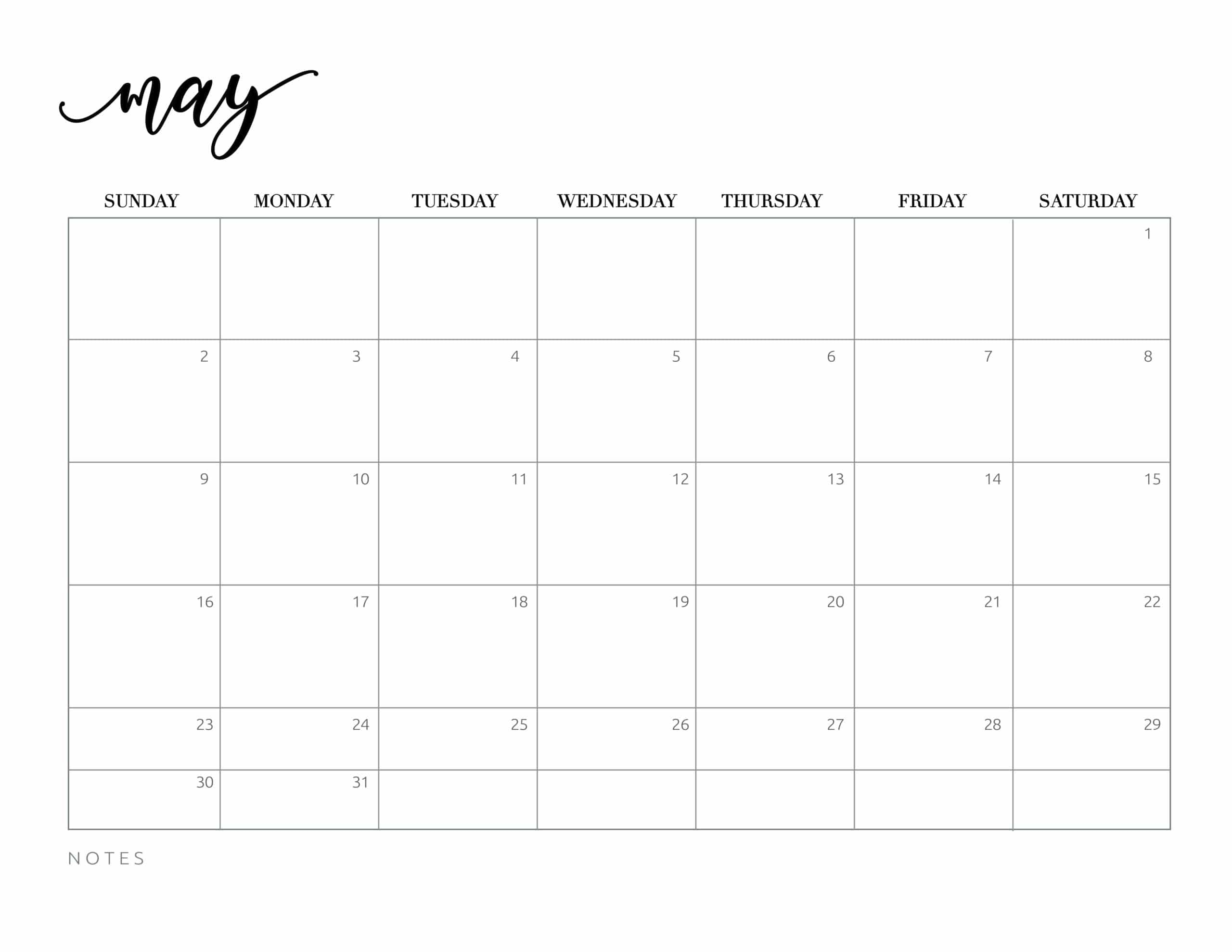 Free Printable 2021 Calendar  World Of Printables throughout 2021 Printable Calendar By Month With Lines