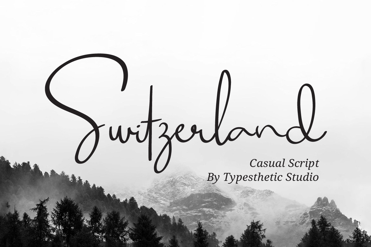 Free Switzerland Script Font ~ Creativetacos for Photoshop Calendar Script