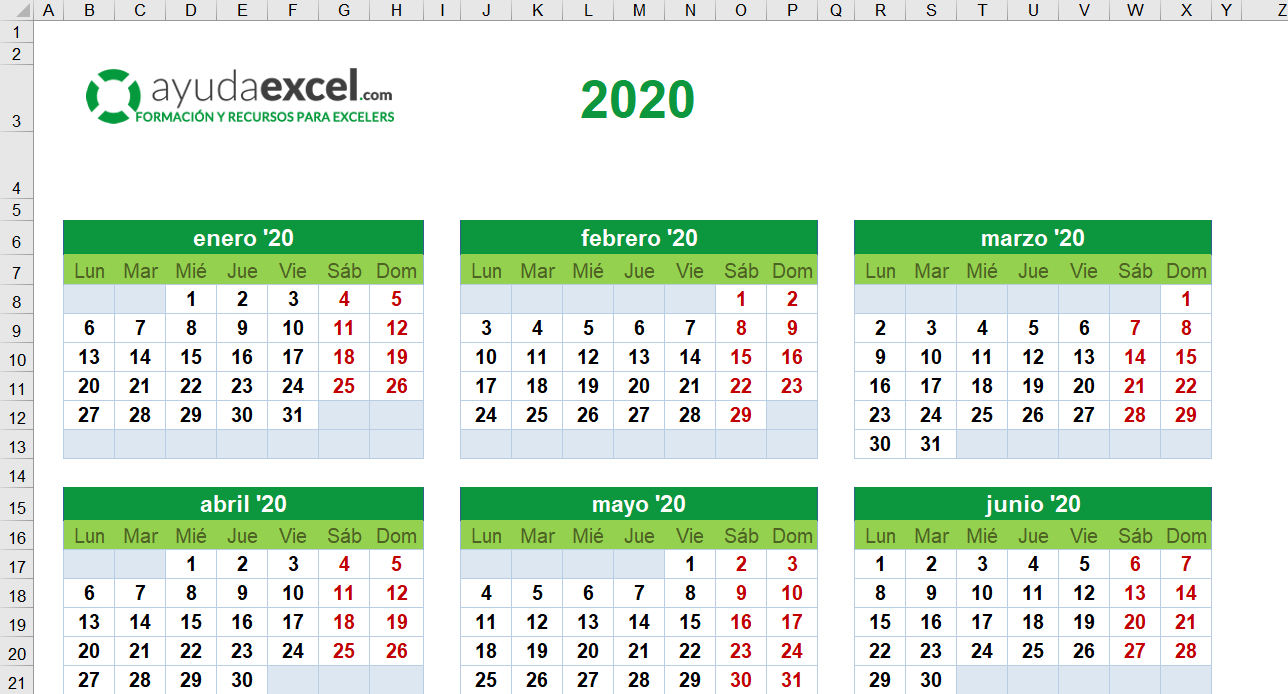 Get Calendario Juliano 2020 | Calendar Printables Free Blank in Calendario Excel 2021 Plantilla
