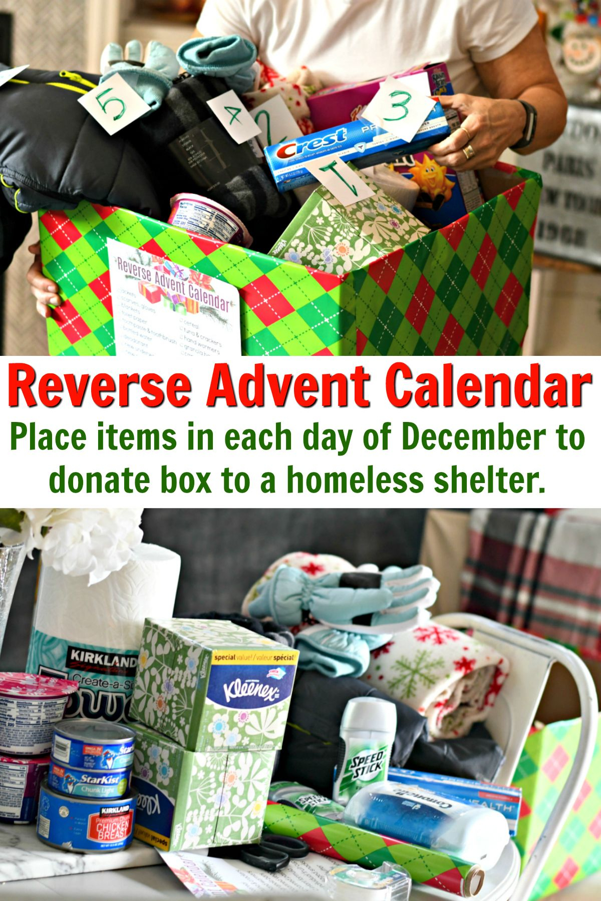 Give Back This Season With A Reverse Advent Calendar in Reverse Advent Calendar Template