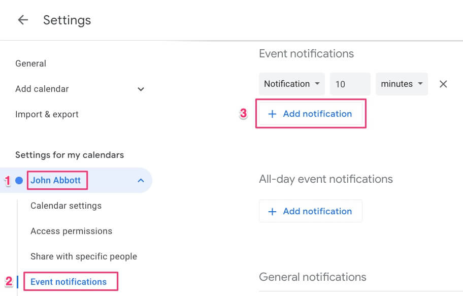 Google Calendar Reminders Vs. Event Notifications | Lexnet with regard to Add Reminder Google Calendar Desktop