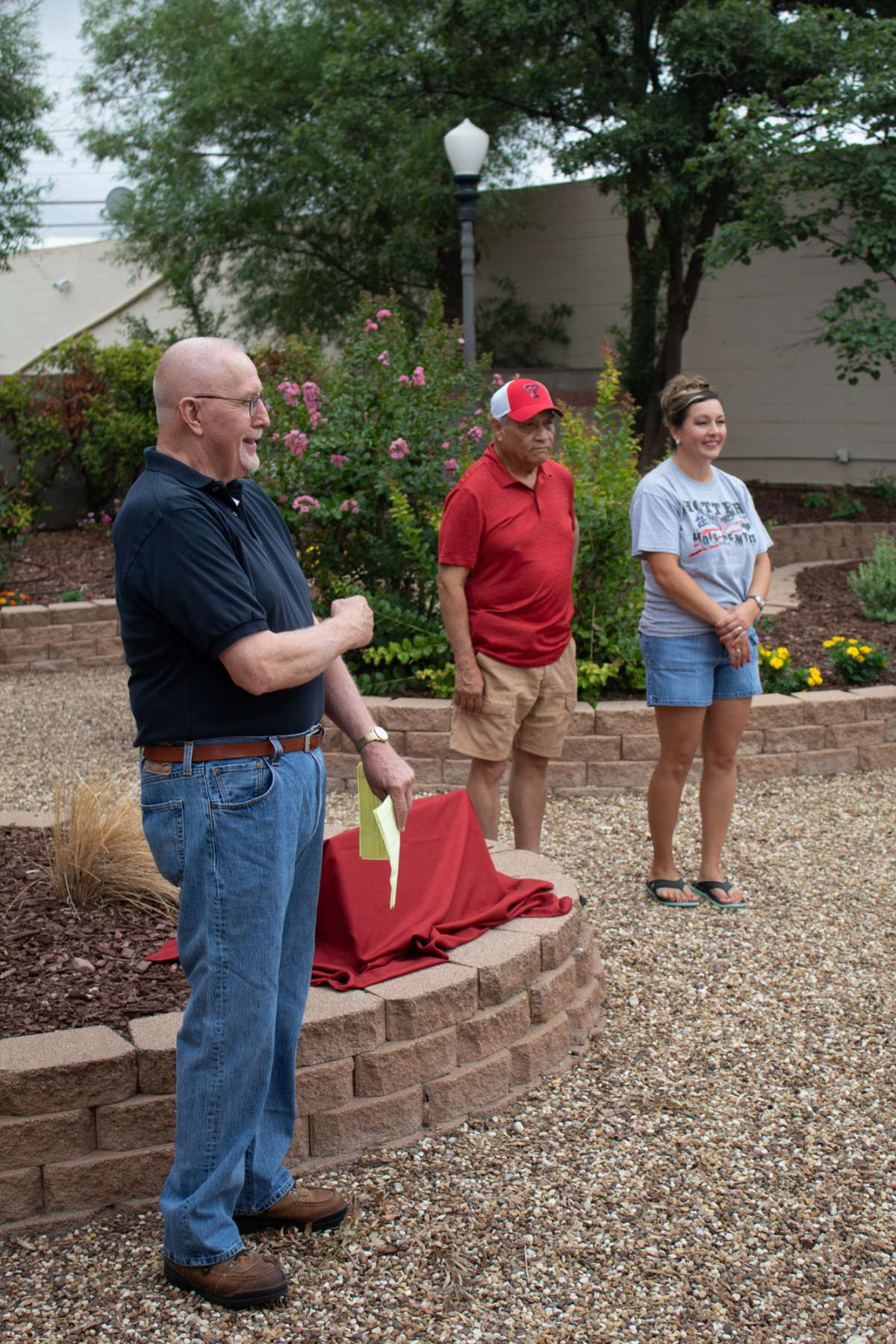 Hale Center Dedicates Freeman Memorial Plaza pertaining to Dr Hale Texas City