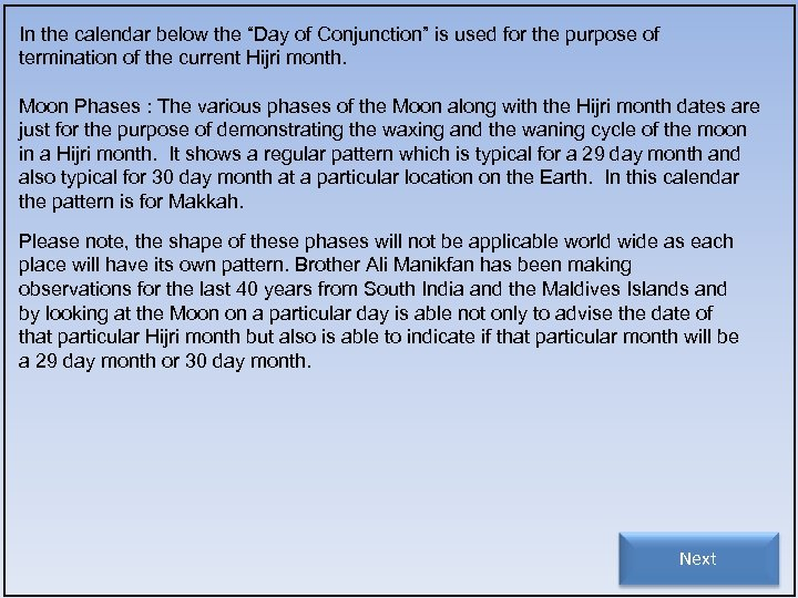 Hijri Calendar 1438 H Computed By Capt Farhat within Islamic Calendar 1438