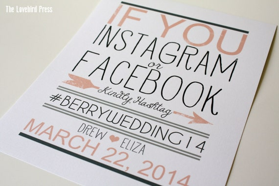 If You Instagram Or Facebook Sign Printable Hashtag with regard to Printable Facebook Logo