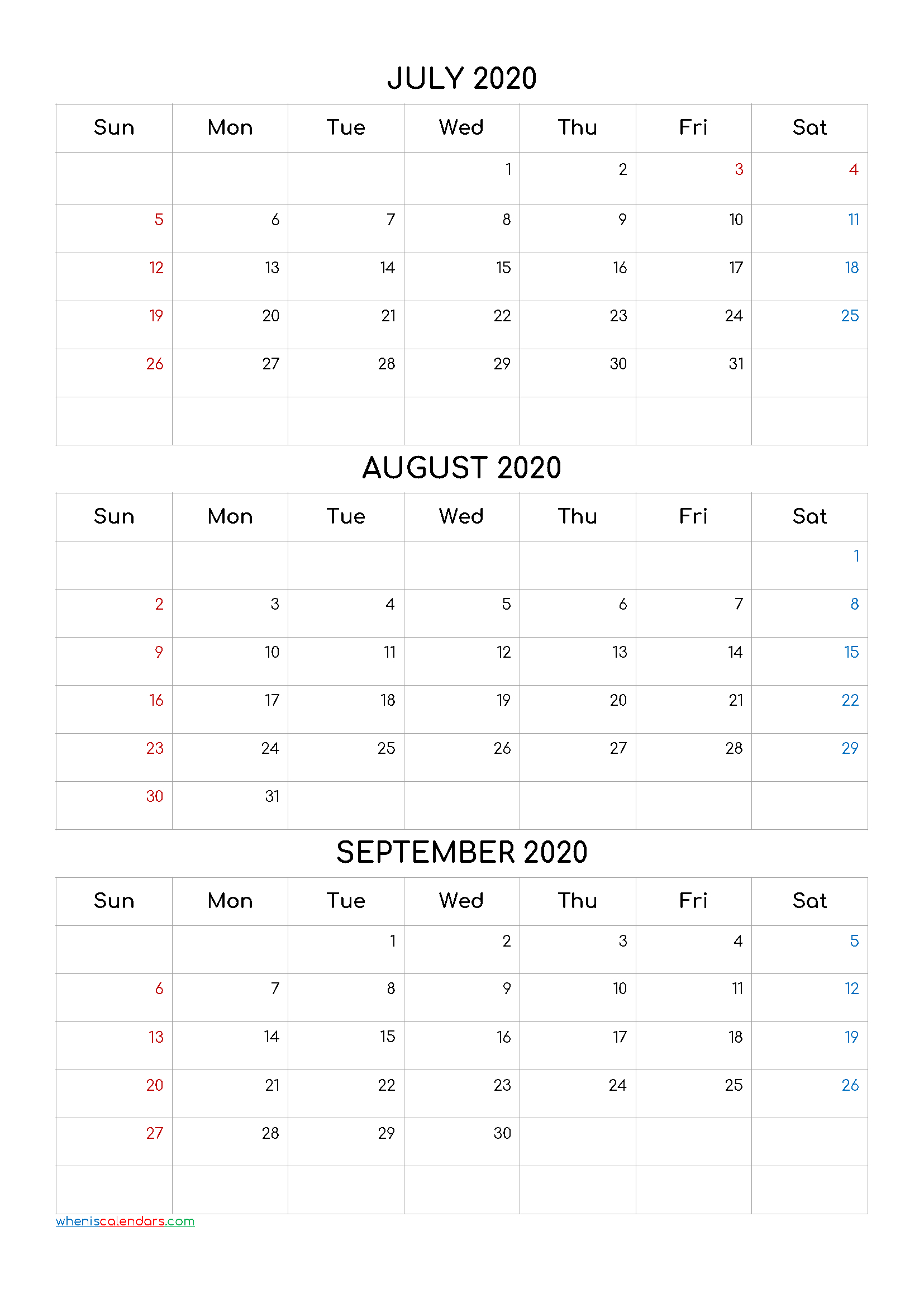 July August September 2021 Three Month Calendar Printable21Cf4  Free Printable 2021 Monthly for 3 Month Free Printable Calendars 2021