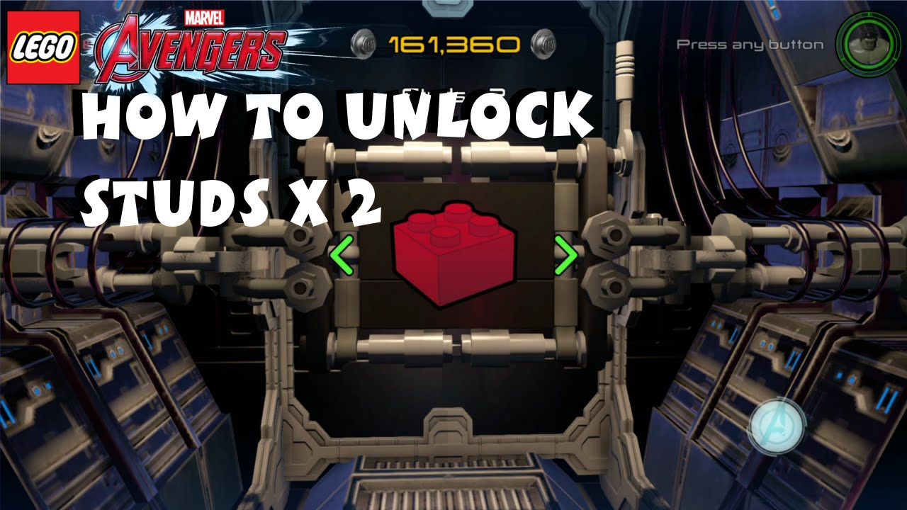 Lego Marvel Avengers  How To Unlock Studs X2 Red Brick with regard to Lego Marvel Avengers Codes