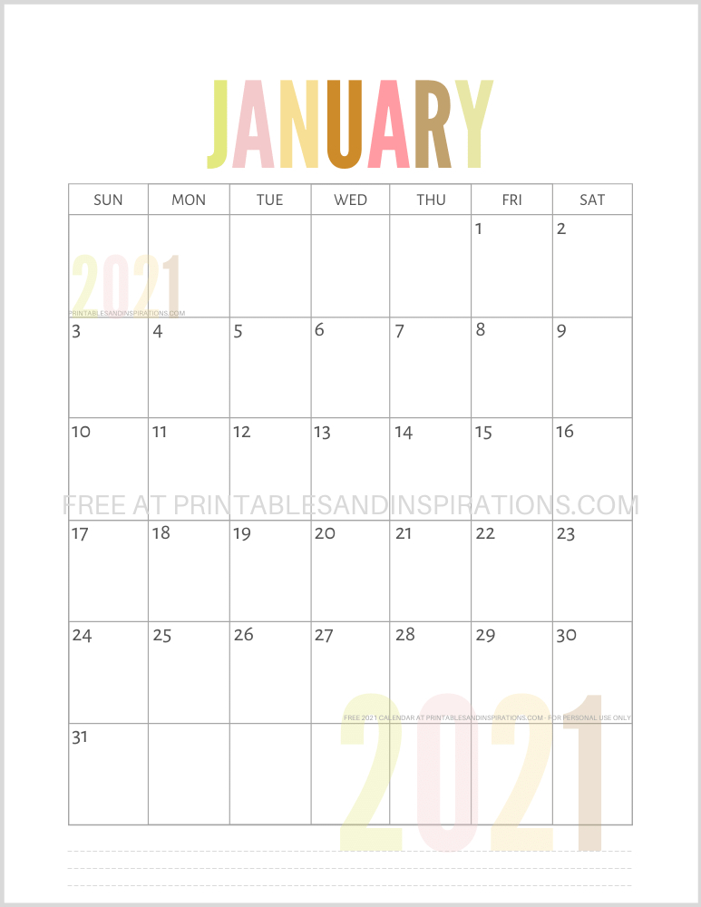 List Of Free Printable 2021 Calendar Pdf  Printables And with Printable Lined Monthly Calendar Pdf 2021