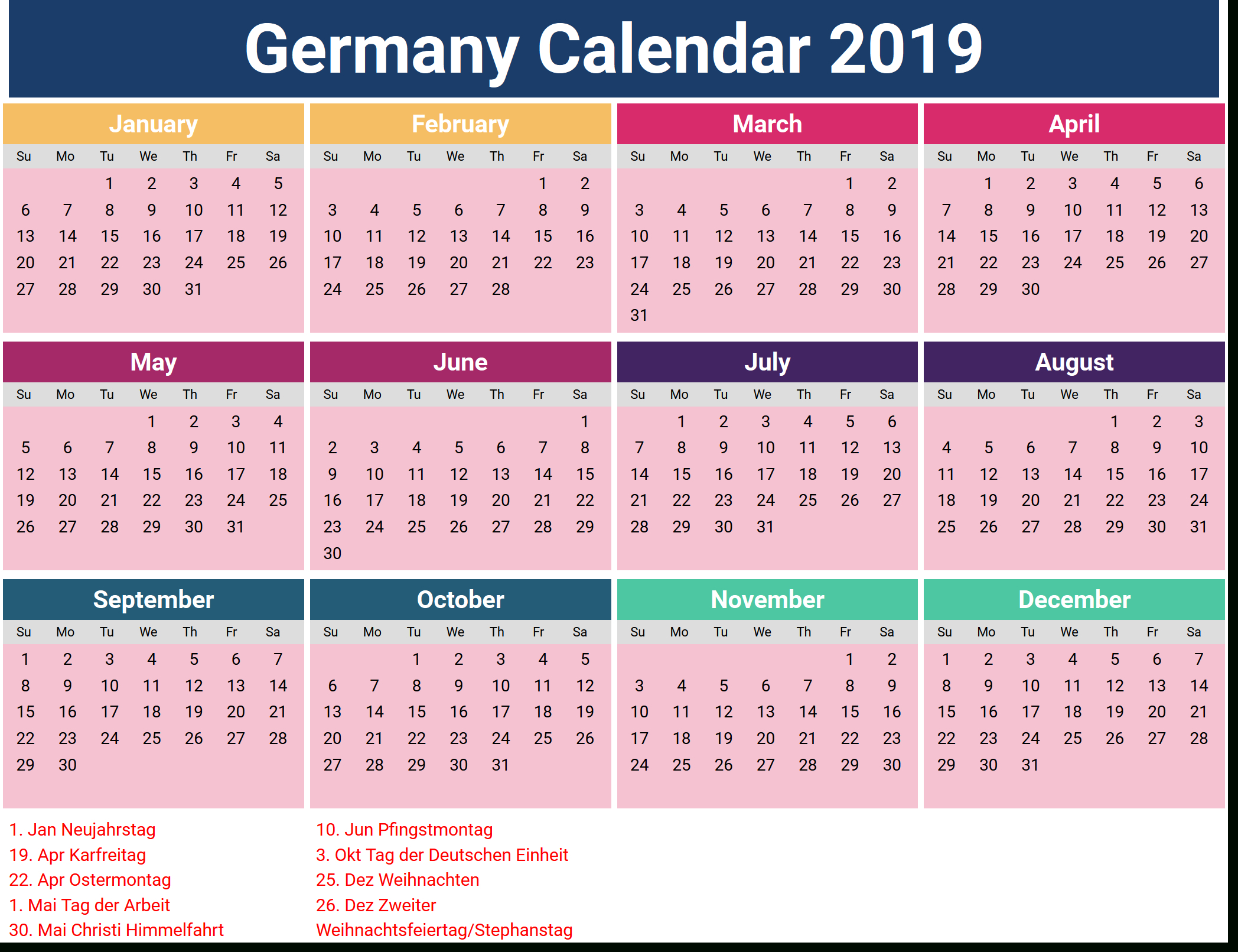 Mauritius School Calendar 2020 | Calendar For Planning for Swerteng Kulay Ng Manok Calendar