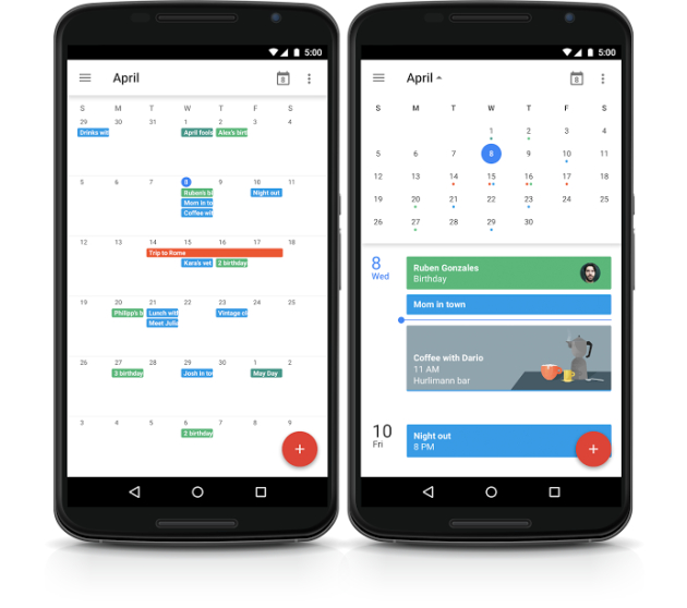 Month View Returns To Google Calendar For Android throughout Desktop Notifications Vs Alerts Google Calendar