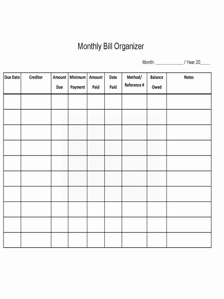 Monthly Bill Calendar Printable Free Printable Bil  # in Bill Calendar Printable