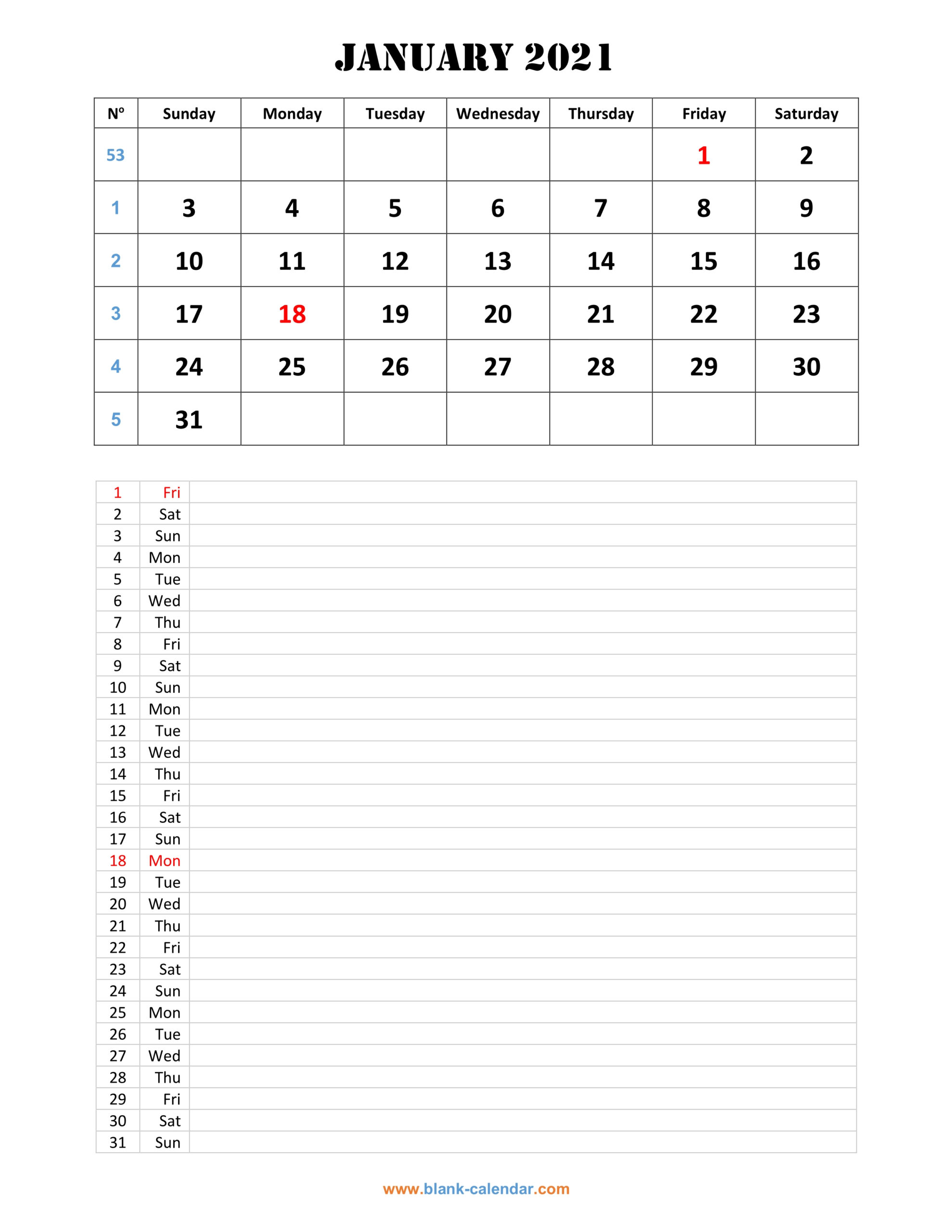 Monthly Calendar 2021 | Free Download, Editable And Printable with 2021 Printable Calendar By Month With Lines
