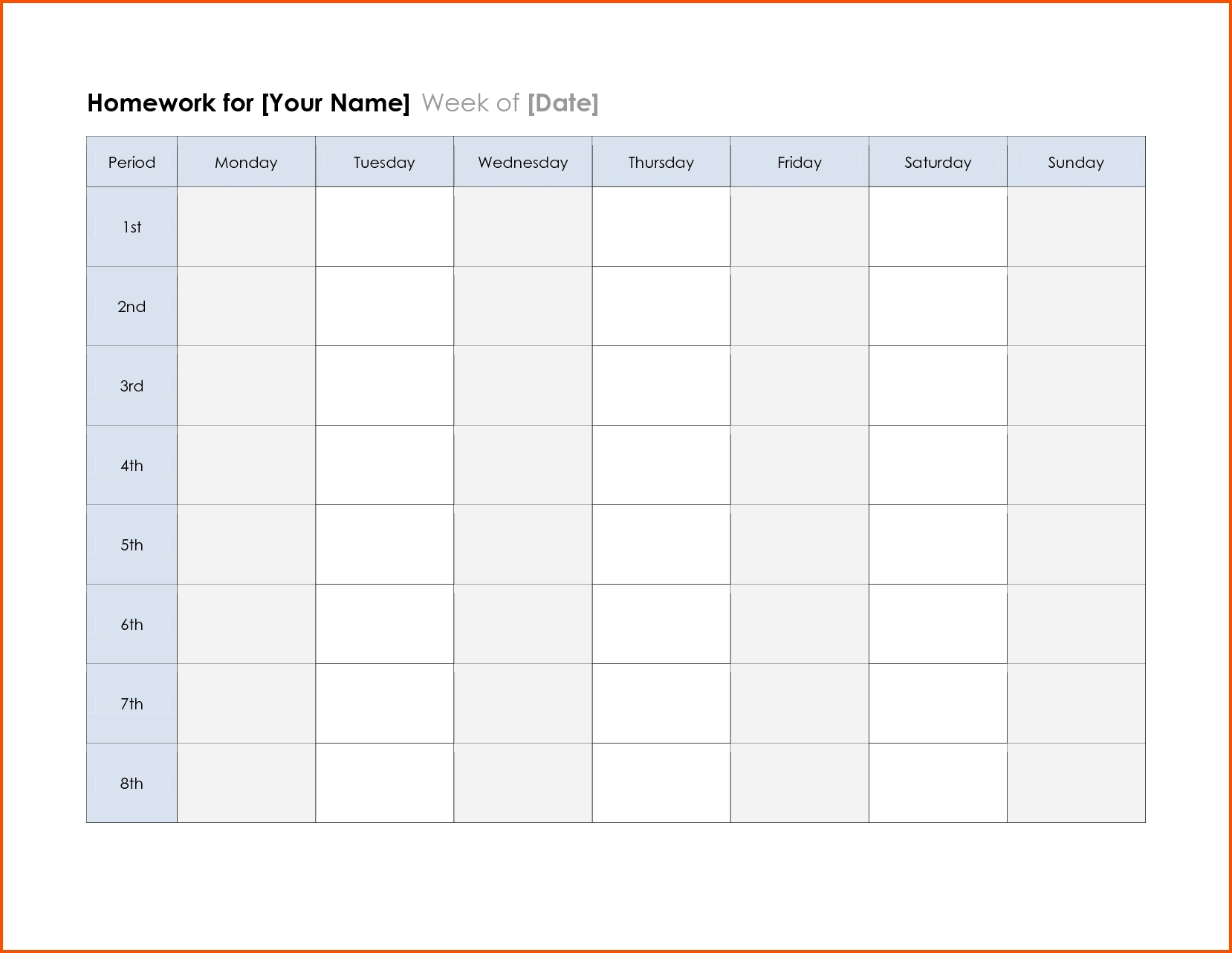 Next Two Week Calendar Schedule :Free Calendar Template with regard to Two Week Calendar Template