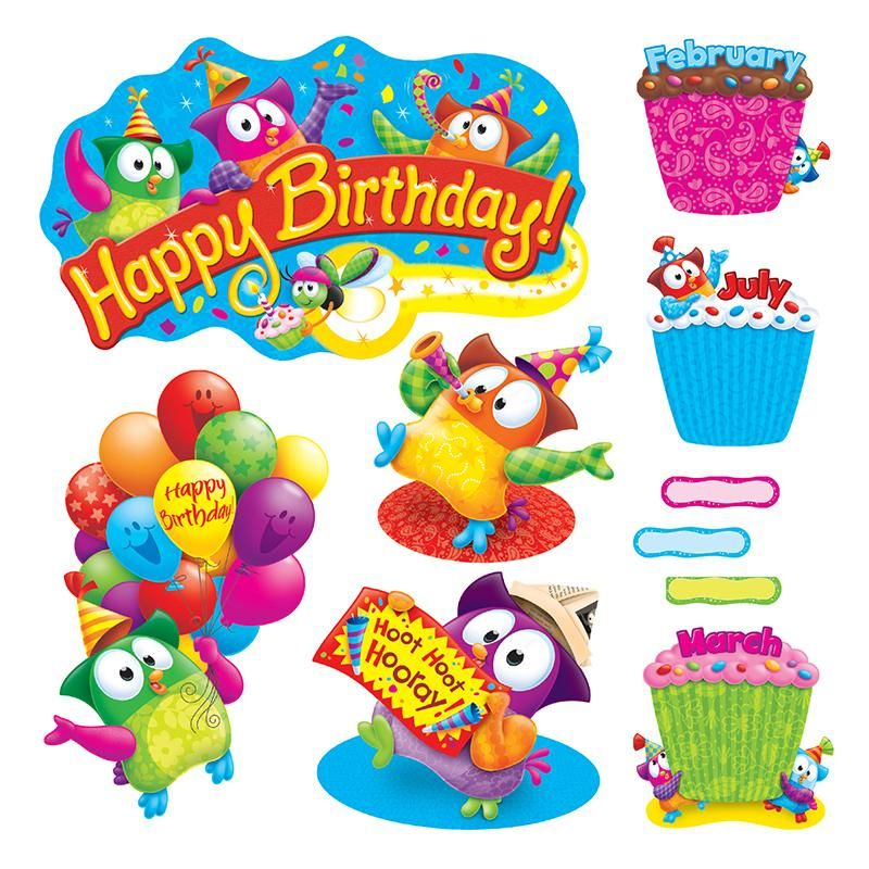 Owl Stars Birthday Bb Set (With Images) | Birthday pertaining to Owl Birthday Chart