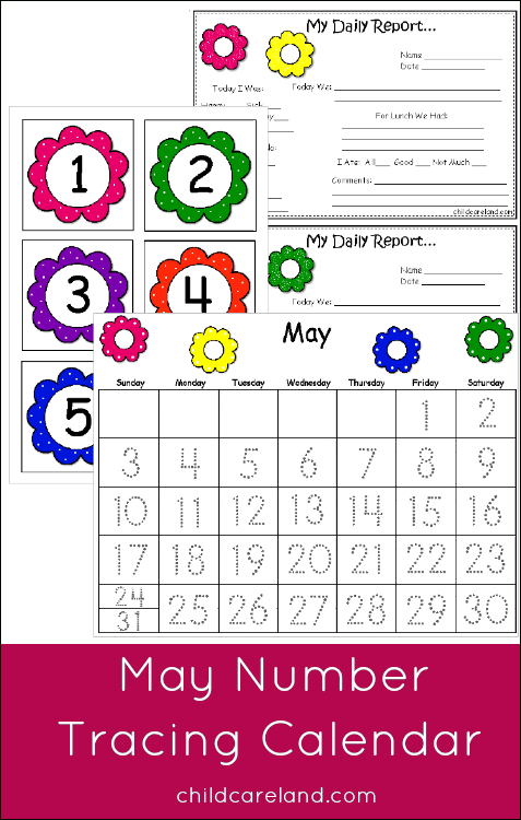 Pin By Annie Ford On Fun Things | Number Tracing with Printable Calendar Numbers For Preschool