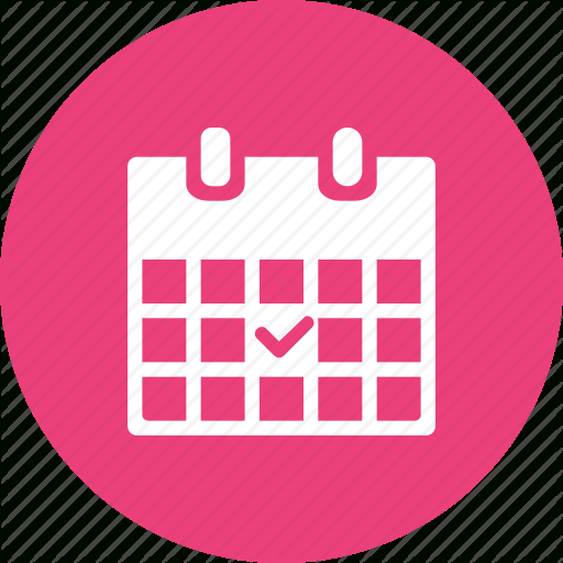 Pink Calendar Icon At Getdrawings | Free Download with regard to Calendar Icon Transparent Background