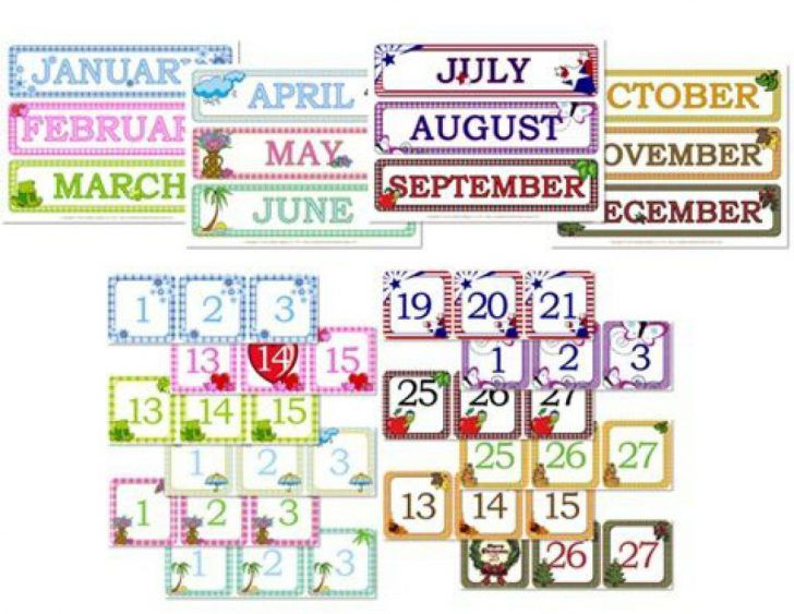 Preschool Printables Calendar Numbers (With Images pertaining to Printable Calendar Numbers For Preschool