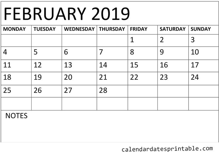 Printable Calendar February 2019 Waterproof Paper inside Waterproof Paper Printable Calendar