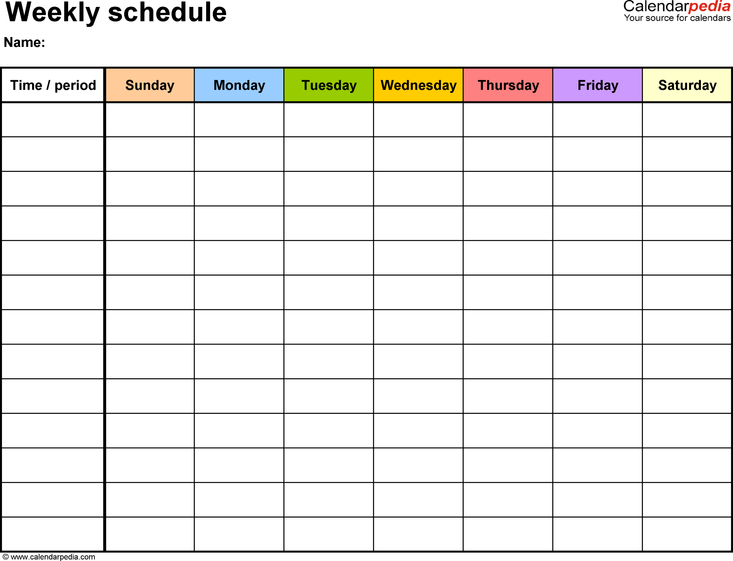 Printable Calendar Sunday Through Saturday | Calendar pertaining to Sunday To Saturday Calendar