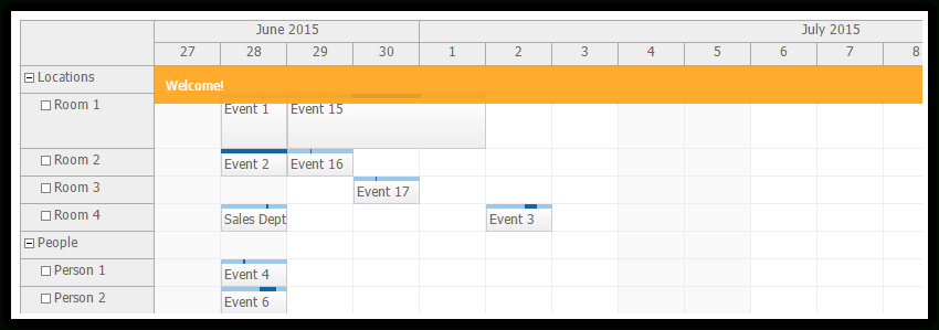 Scheduler Component | Daypilot Documentation  Scheduling pertaining to Asp.net Mvc Multi Calendar