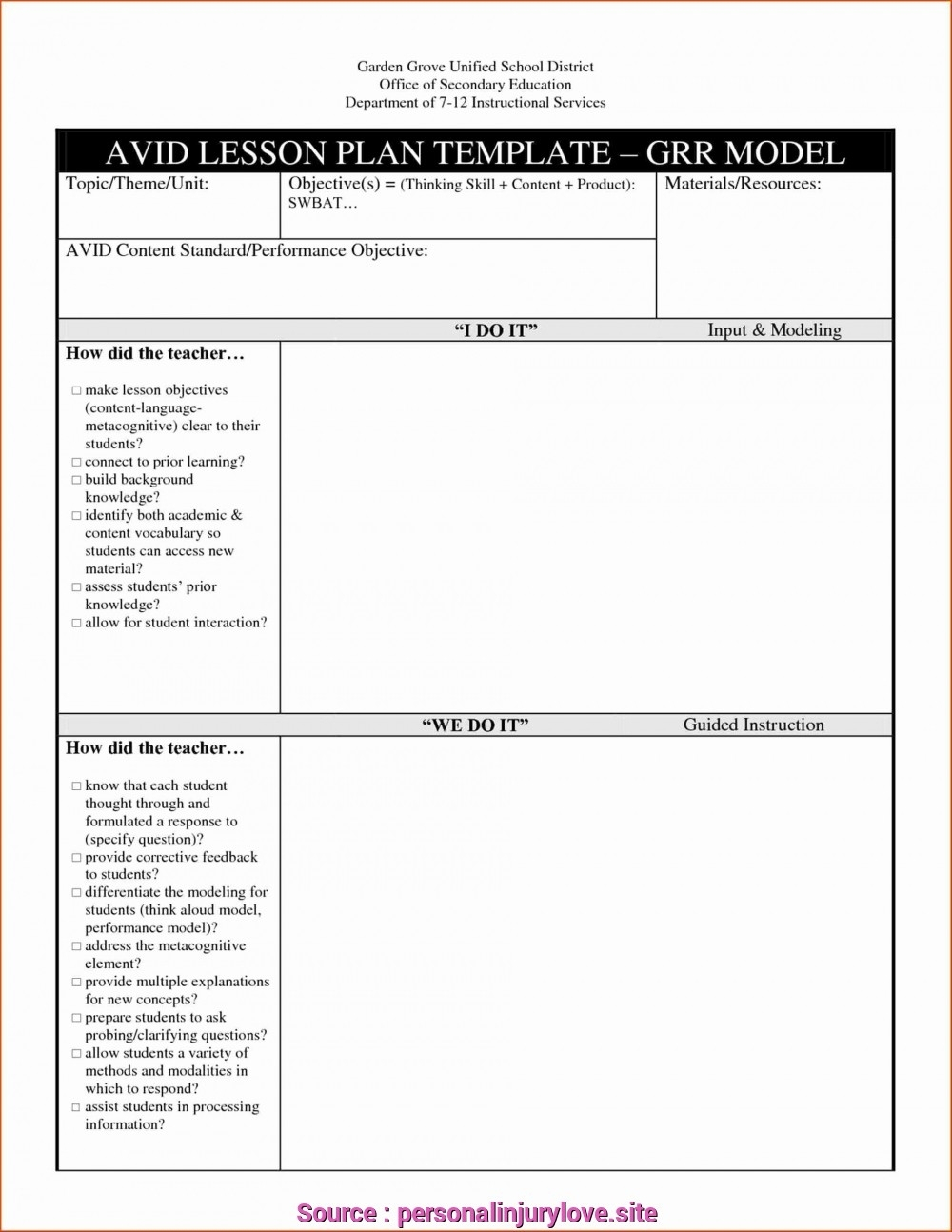 Speech Language Lesson Plan Template  Calendar throughout Ganag Lesson Plan
