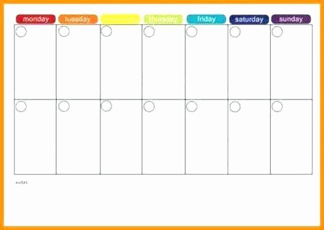 Two Week Schedule Template Unique Blank Two Week Calendar pertaining to Blank Two Week Calendar