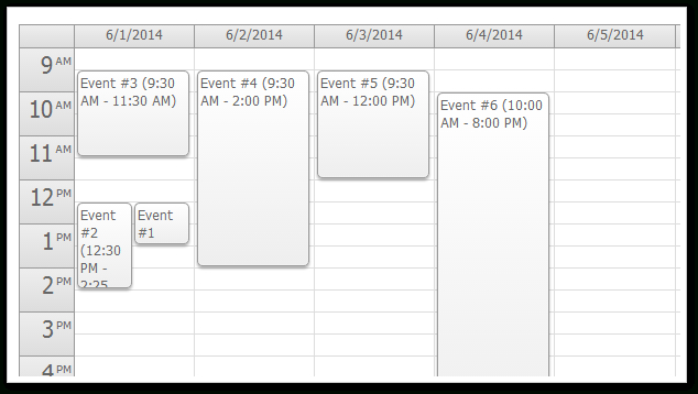 Using Daypilot (Outlooklike Calendarscheduling Control for Asp.net Mvc Multi Calendar