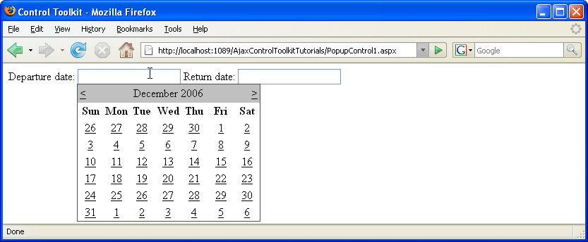 Using Multiple Popup Controls (C#) | Microsoft Docs pertaining to Asp.net Mvc Multi Calendar