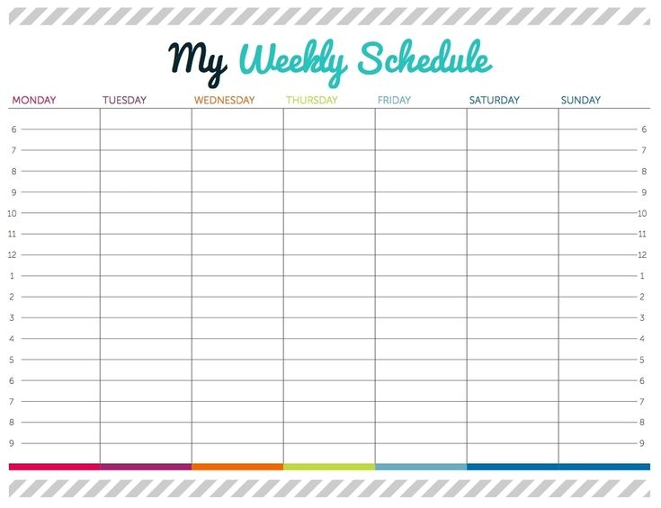 Weekly Calendar With Time Slots Template  Calendar intended for Appointment Time Slots Template