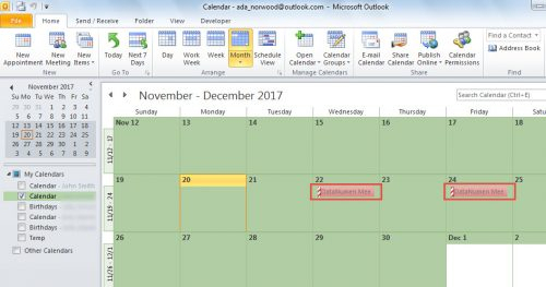 2 Ways To Auto Change The Colors Of Incoming Meetings in Outlook Calendar Conditional Formatting