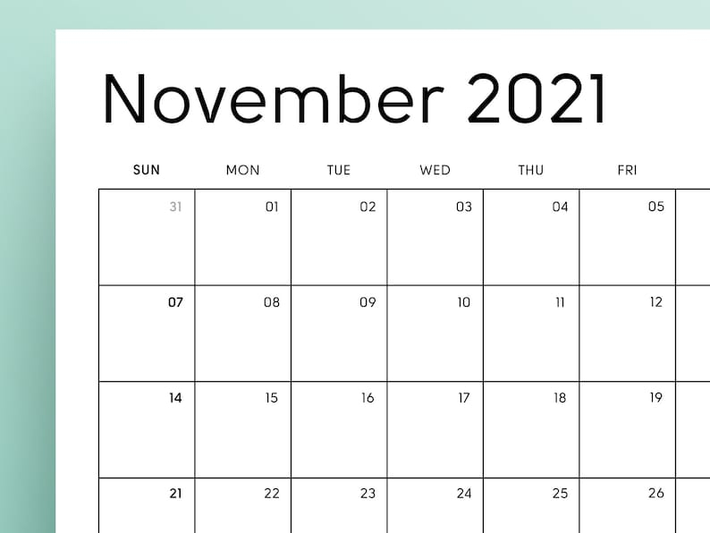 2021 Printable Calendar Sunday &amp; Monday Start 2021 Monthly in Printable Calendar Monday To Sunday