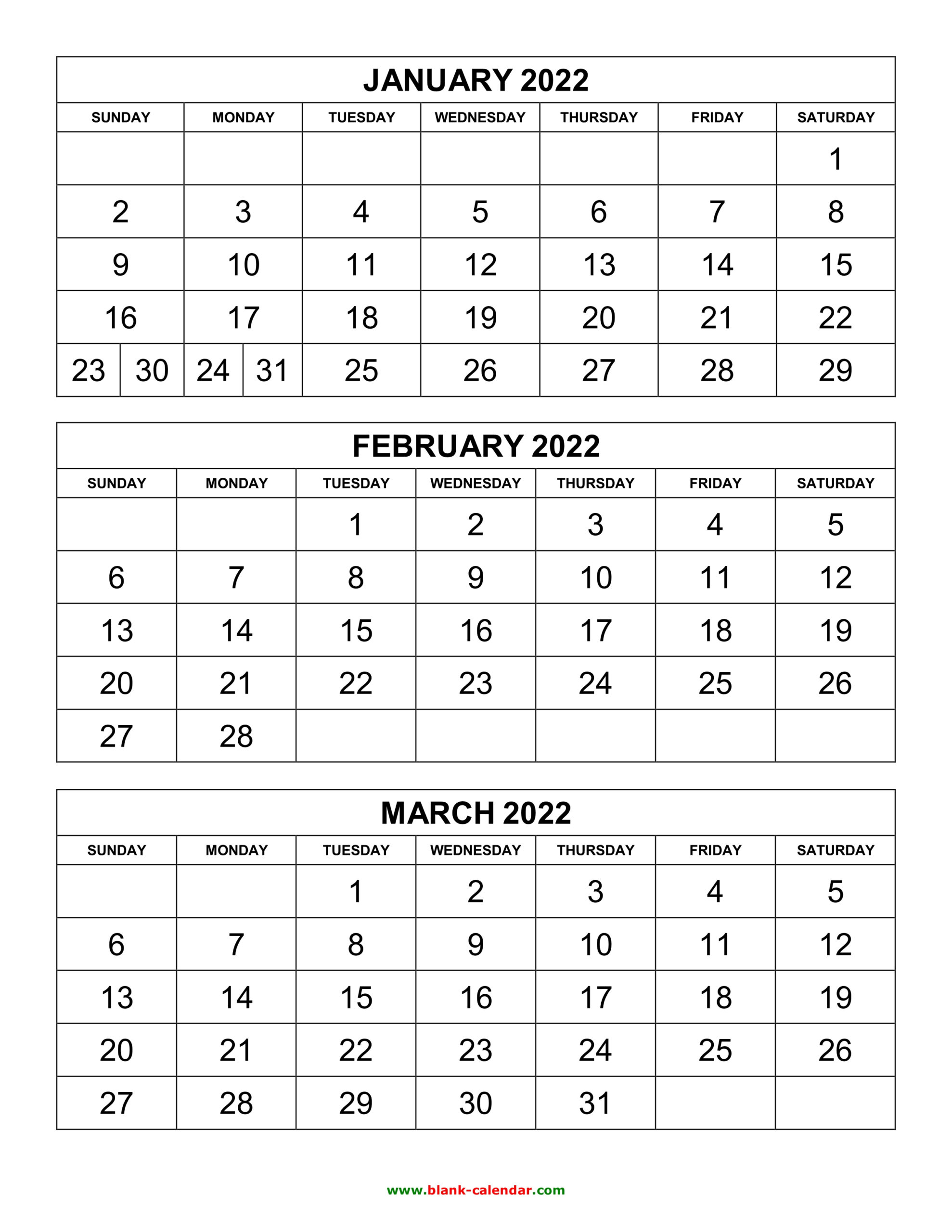 3 Month Calendar 2022 Printable  June Calendar 2022 intended for 3 Month Blank Calendar