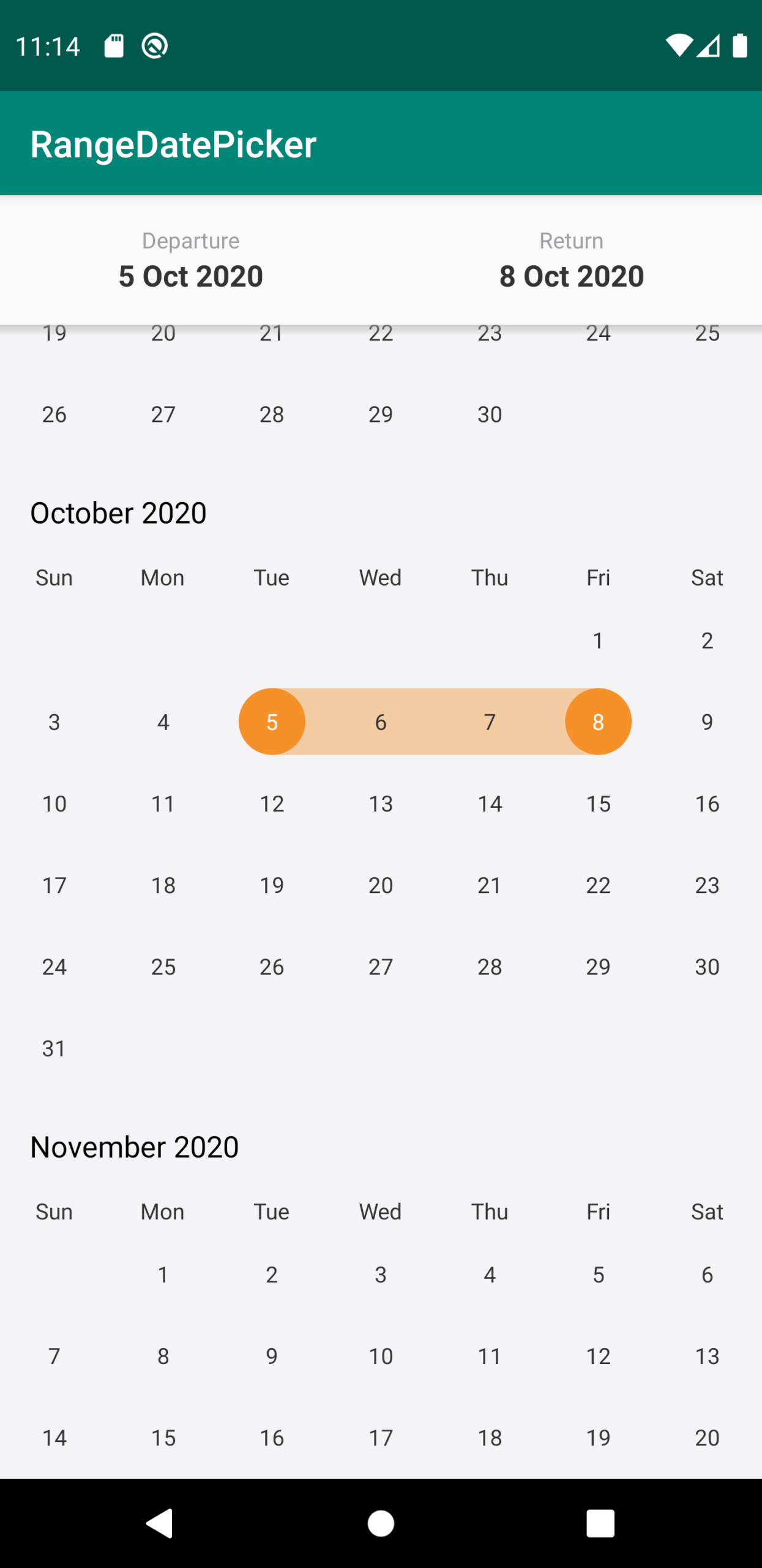 A Simple Vertical Date Picker For Android, Written In Kotlin inside Date Range Picker Android