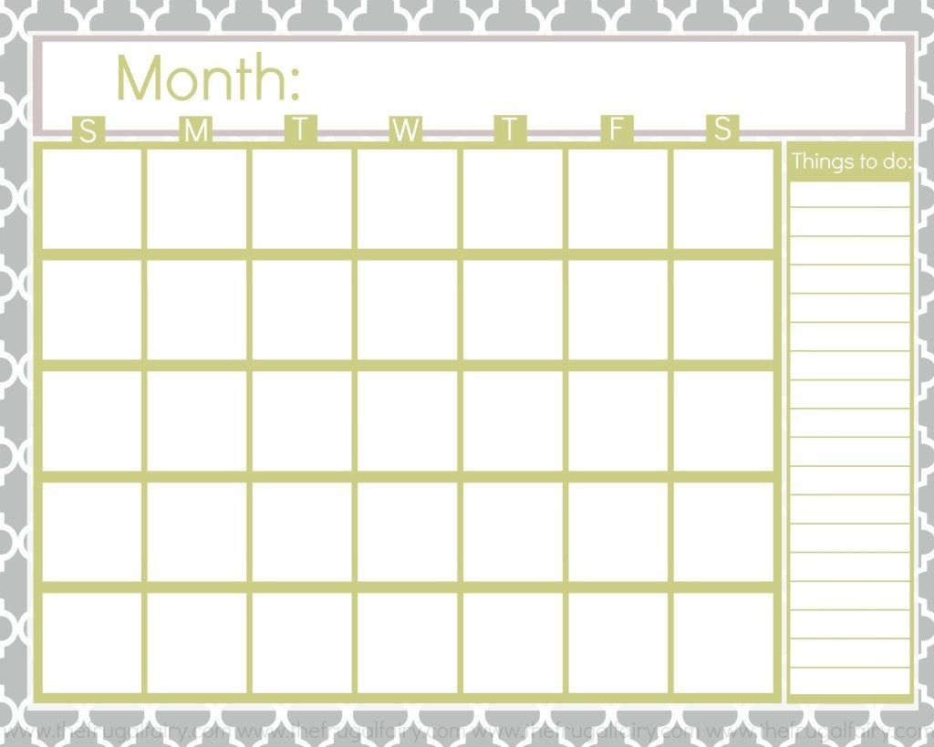 Amazon: Online Shopping For Electronics, Apparel with regard to Blank Calendar Grid Printable