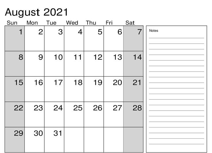 August 2021 Calendar Pdf, Word, Excel Template 3 In 2021 regarding Excel 3 Month Calendar