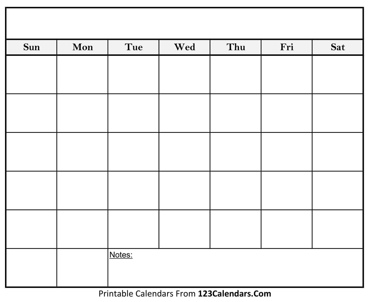 Blank Calendar To Fill In | Example Calendar Printable inside Blank Calendar For Kindergarten To Fill In