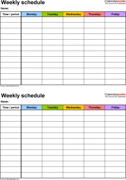Blank Daily Time Schedule Printable | Printable Calendar Template 2021 throughout Blank Printable Weekly Calendar