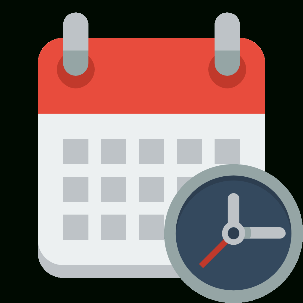 Calendar Clock Icon | Small &amp; Flat Iconset | Paomedia pertaining to Google Calendar Icon Png