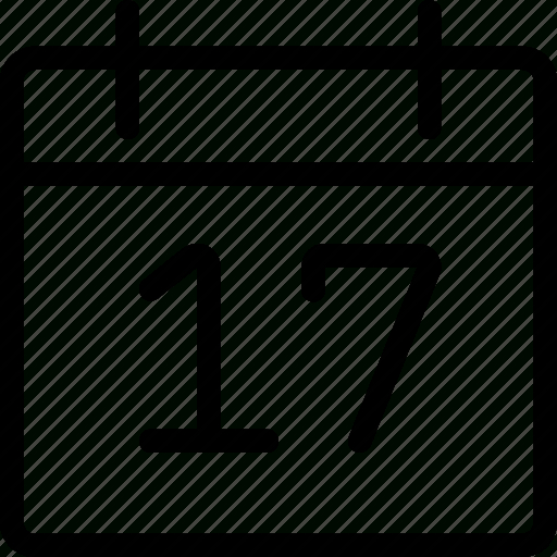 Calendar, Date, Day, Month Icon within 12 Month Calendar Icon