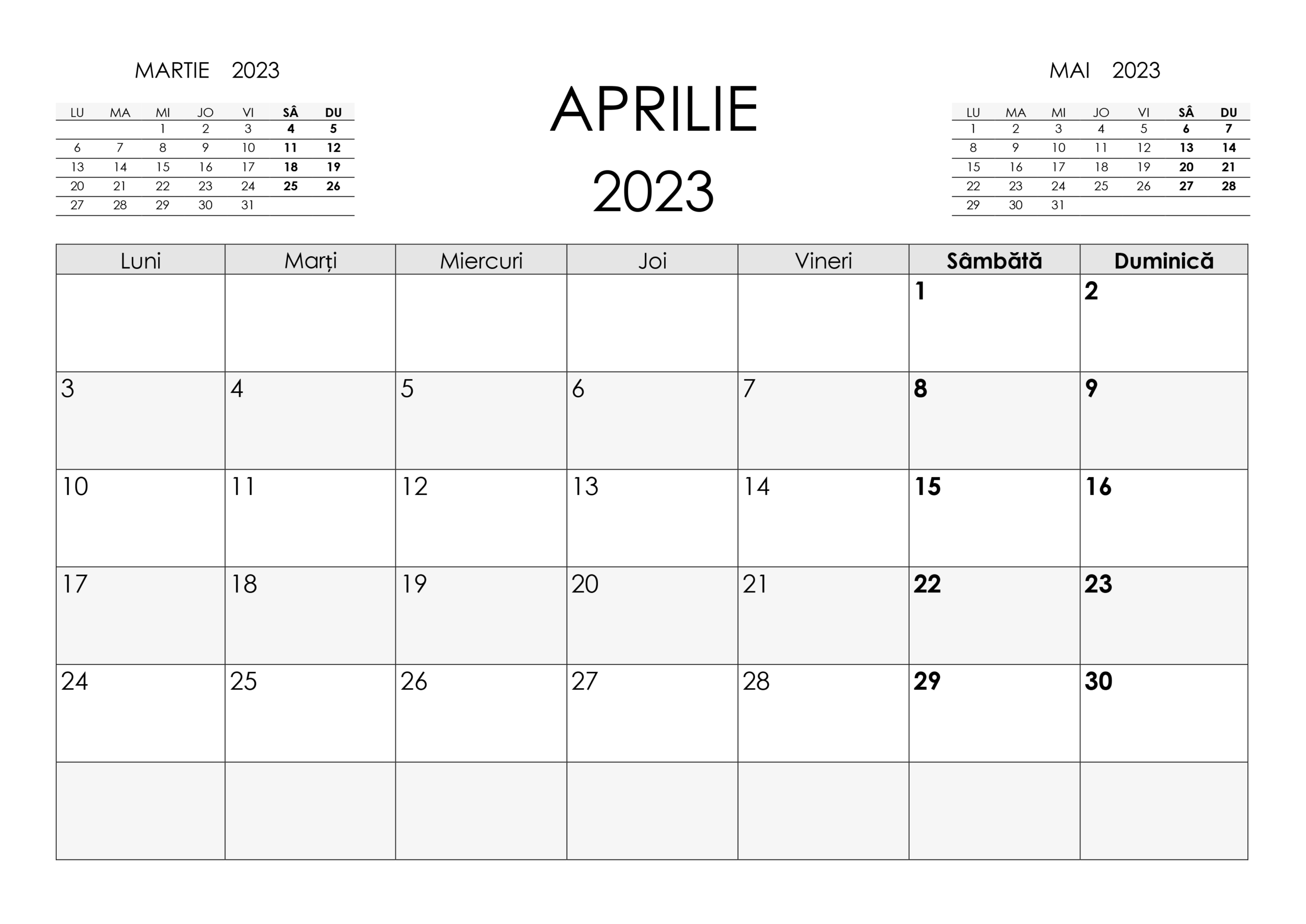 Calendar Luna Aprilie 2021  Calendare È™I Planificatori with regard to Calendar Lunar De Tuns