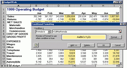 Conditional Formatting  Cell W Formulas V. Direct Input within Outlook Calendar Conditional Formatting