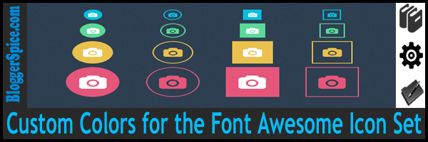 Custom Colors For The Font Awesome Icon Set  Bloggerspice for Font Awesome Icons