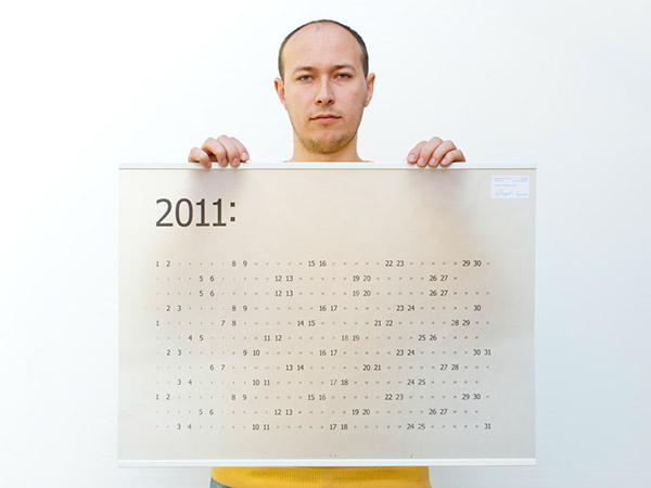 Календарь Без Букв На 2011 Год On Behance inside Julian Calendar 2011