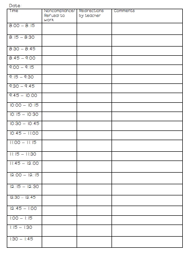 Daily Calendar With 15 Minute Time Slots Graphics inside 15 Minute Time Slot Template