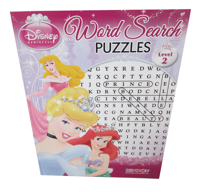 Disney Princess Word Search Level 2, Bendon Publishing for Princess Word Search Printable